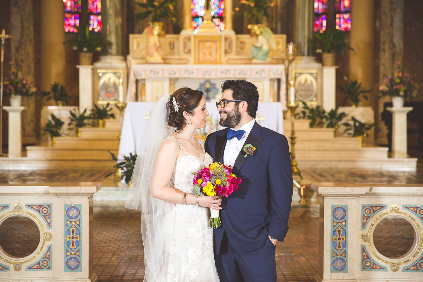 Detroit-Most-Holy-Redeemer-Church-Bride-Groom-Married