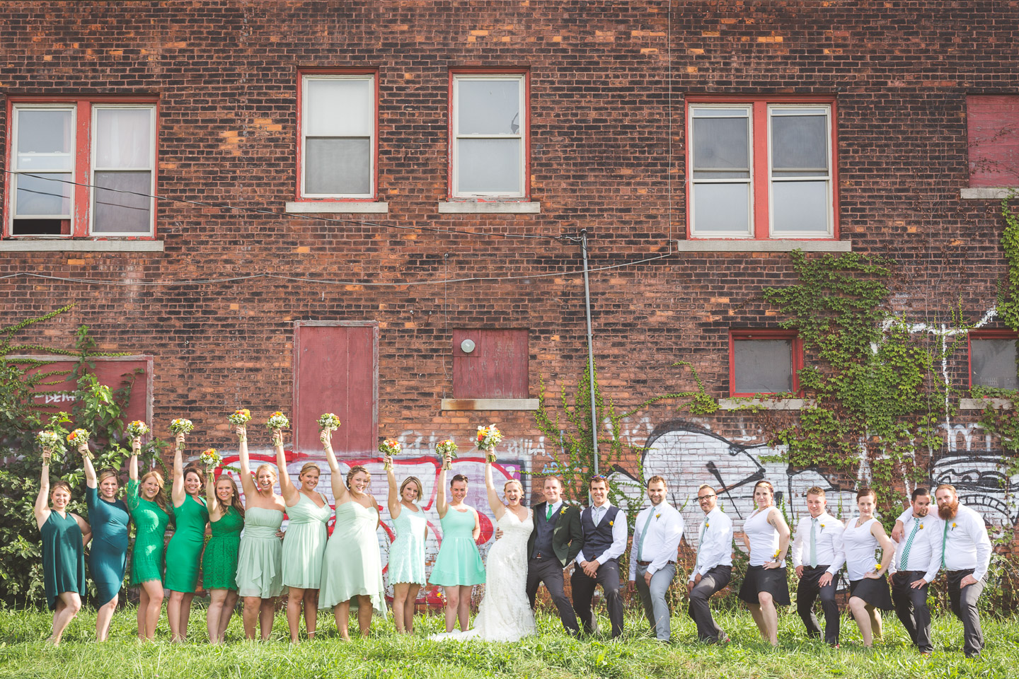 Detroit-Wedding-Cass-Corridor-Bridal-Party-Portrait