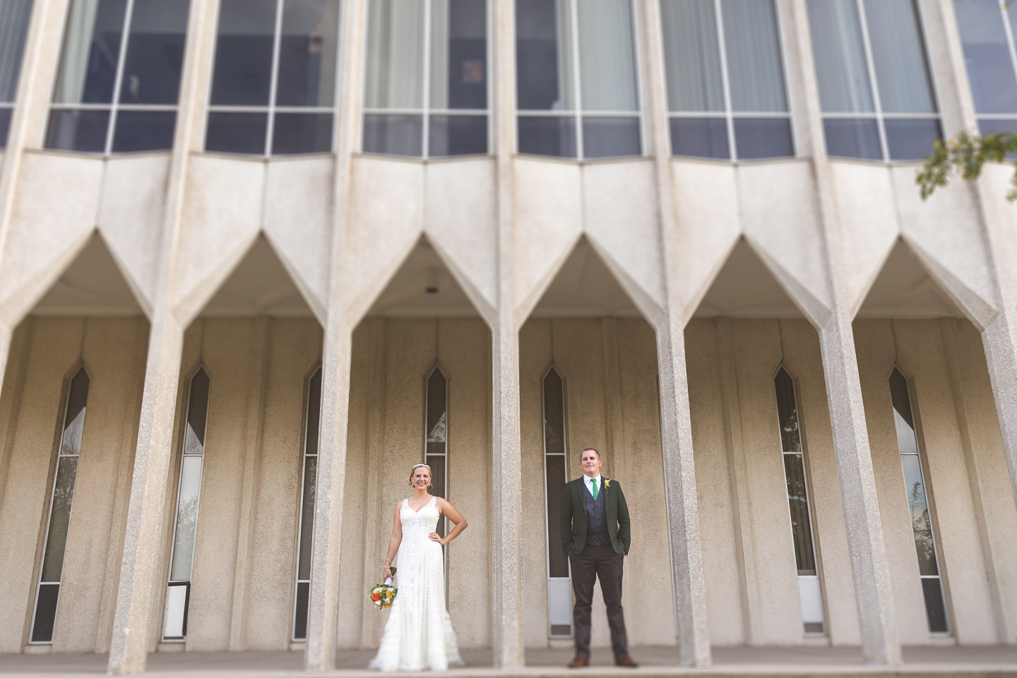 Detroit-Wedding-Wayne-State-University-College-of-Education-Bride-Groom-Vertical-Portrait