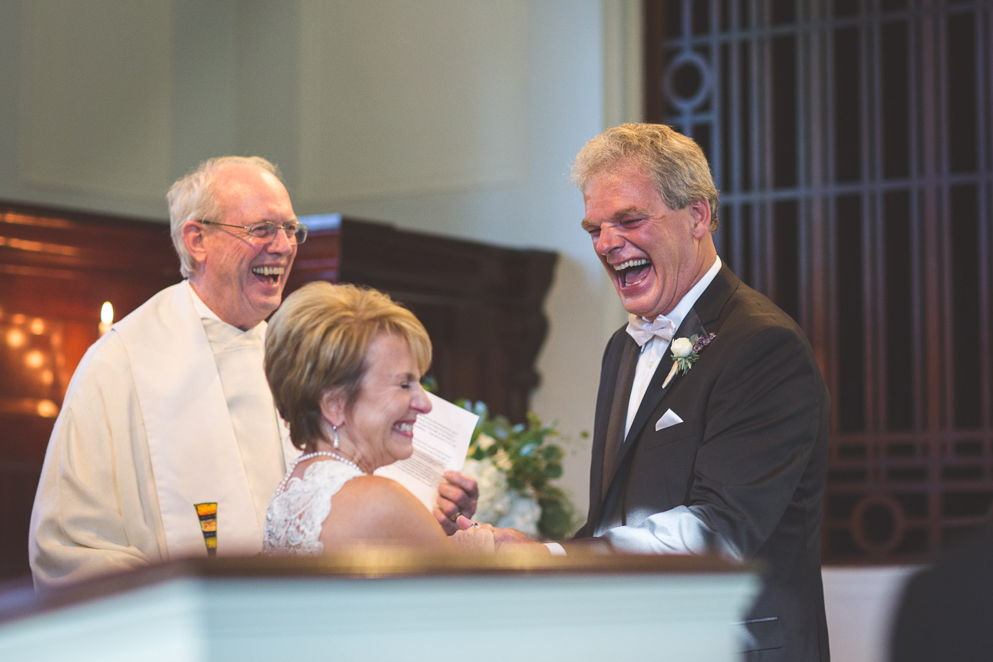 Weddings-Ceremony-Dearborn-Michigan-Greenfield-Village-Martha-Mary-Chapel-Laughter