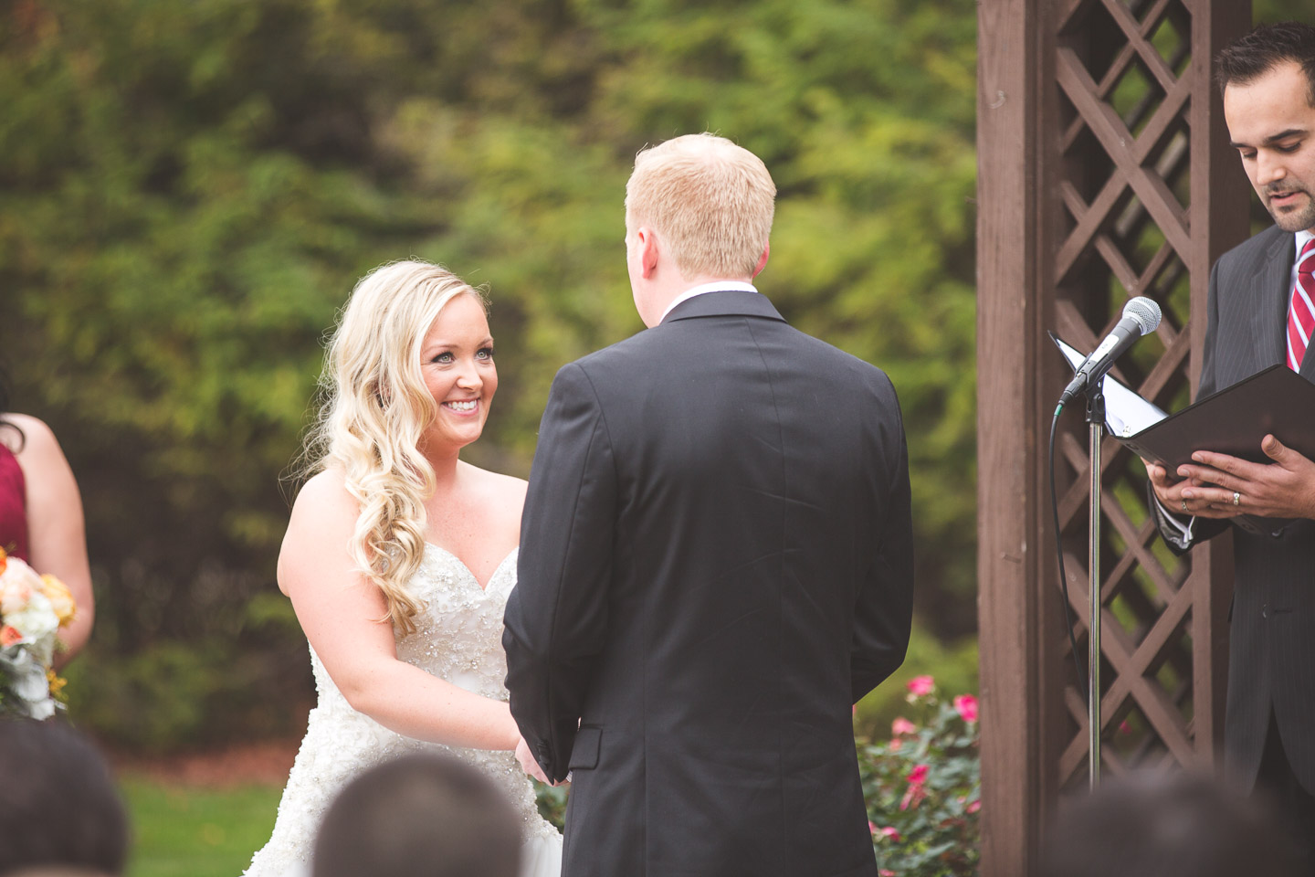 Michigan-Wedding-Dearborn-Inn-Outdoor-Wedding-Bride-Smile-Ceremony
