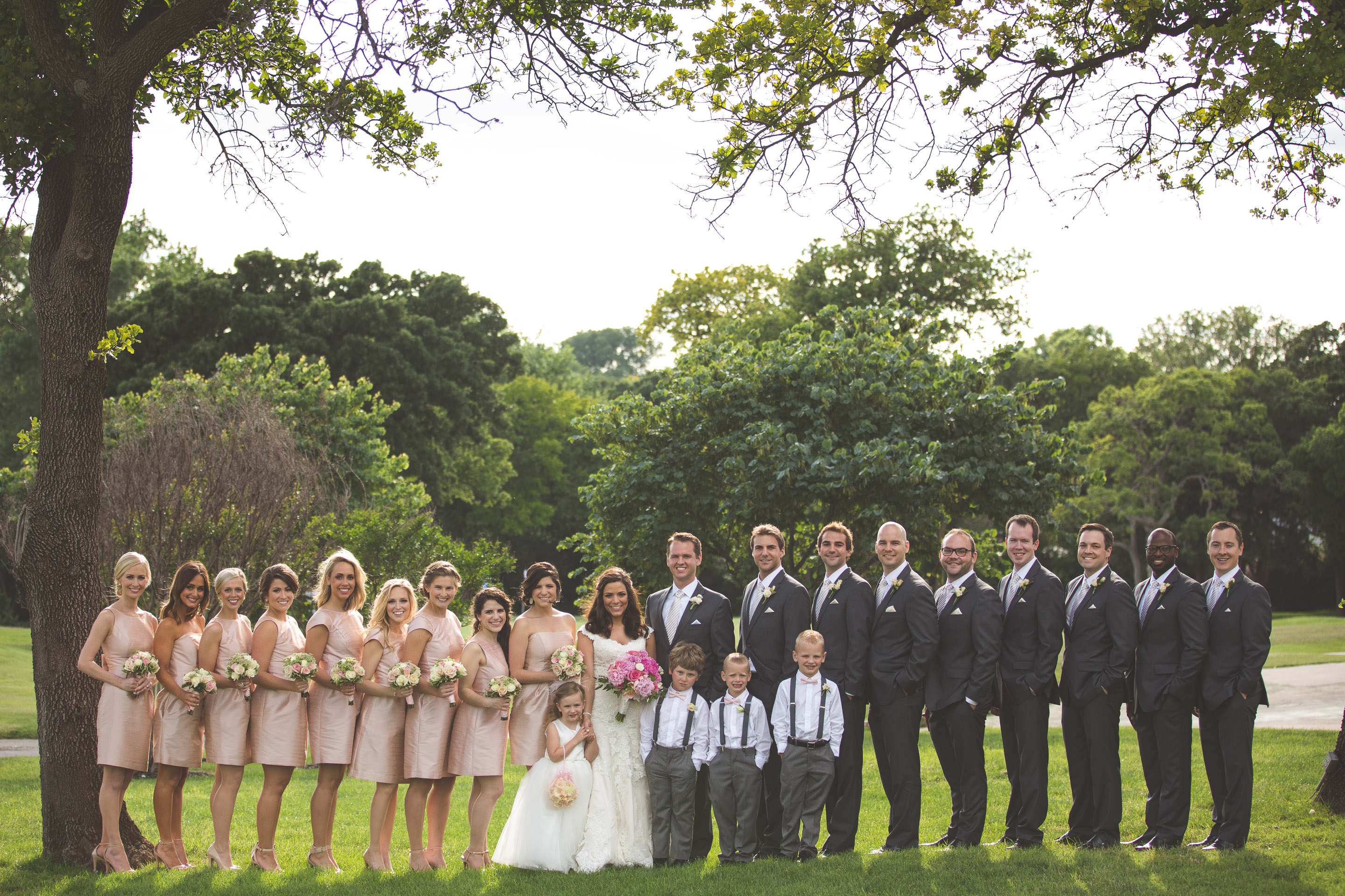 Wedding-Edmond-Oklahoma-Oak-Tree-Country-Club-Bridal-Party-Portrait